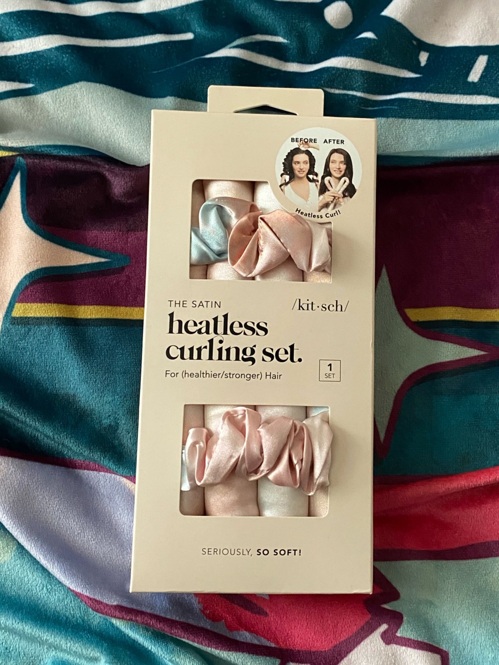 Kitsch heatless curling set